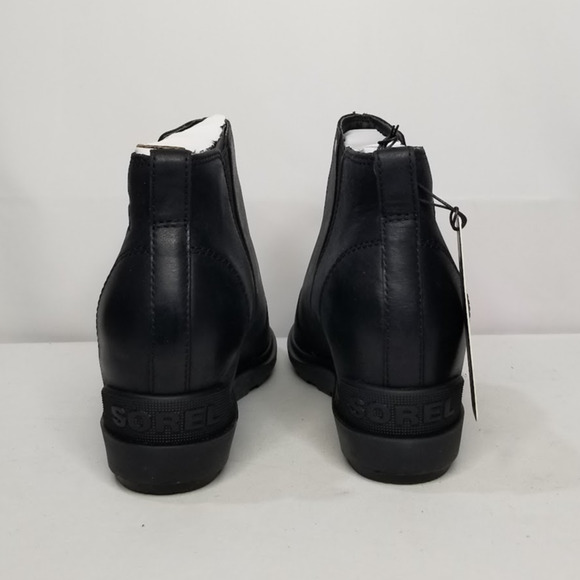 Sorel Women's Evie II Wedge Zip Ankle Booties Size 9.5 Black  2056371 NWT - Picture 5 of 8